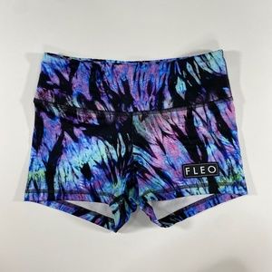 Blue/Purple/Pink/Green Fleo High Rise Original Shorts